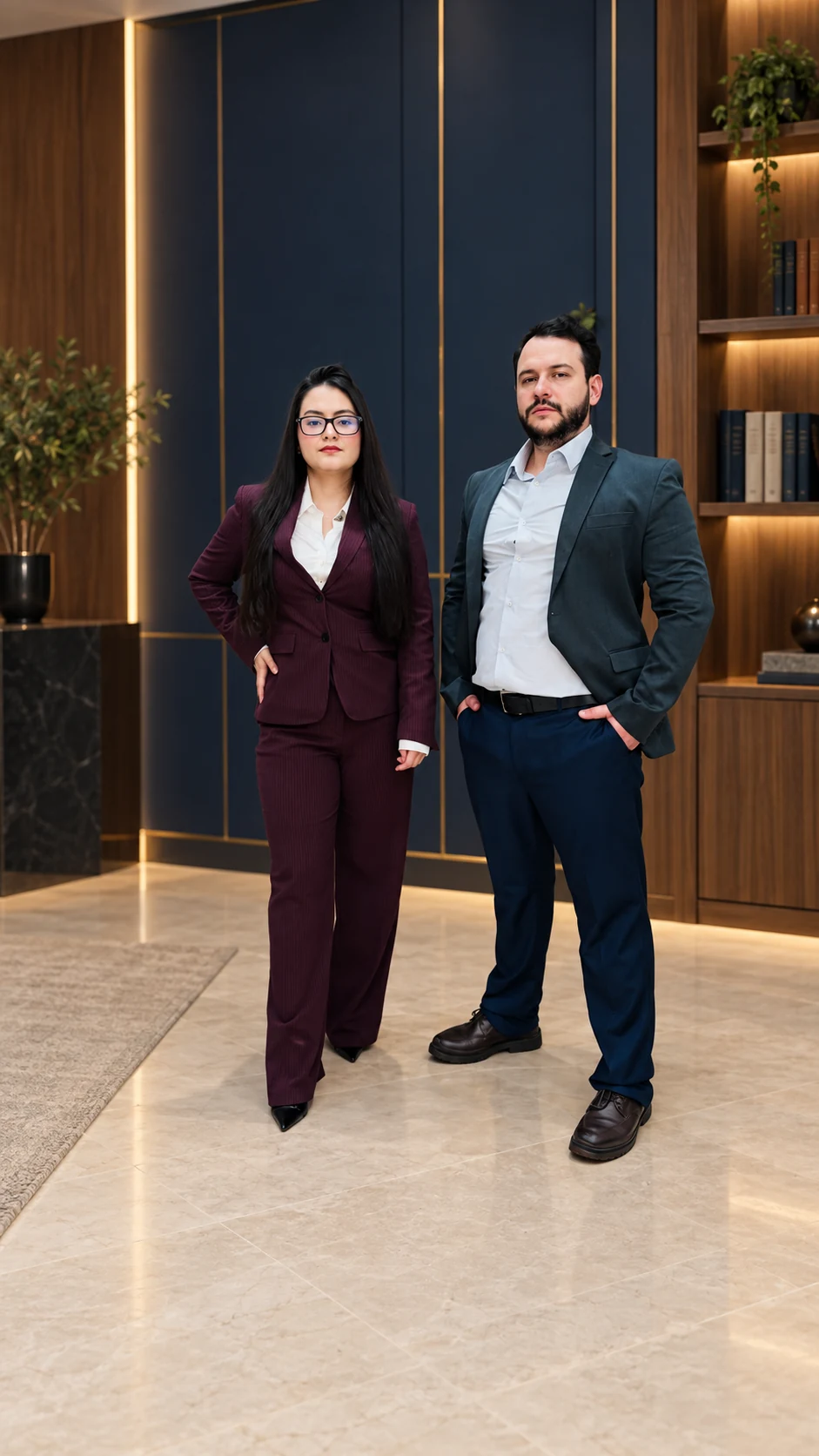 Karen Lourenço e Marcelo Amaral, advogados do escritório Amaral e Lourenço